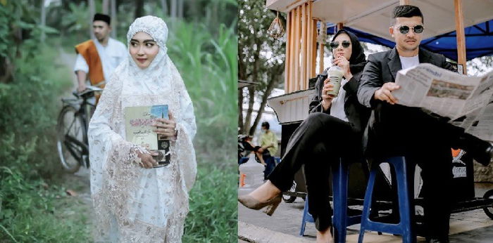 Romantis Tanpa Bersentuhan, Ini 9 Konsep Prewedding Islami yang Bisa Ditiru