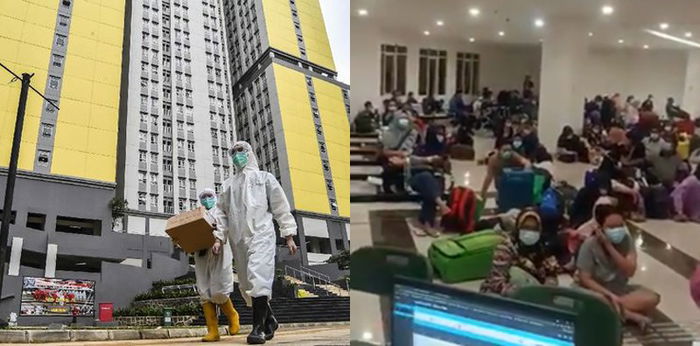 Terjadi Antrean Panjang di Wisma Atlet Akibat Pasien COVID-19 Membeludak
