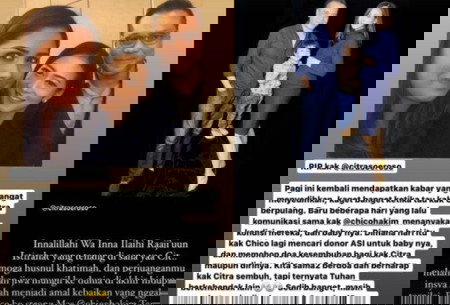 Chico Hakim sempat cari donor ASI