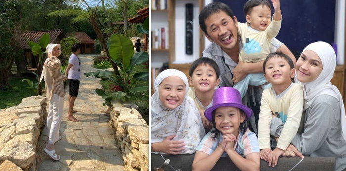 5 Potret Vila Zaskia Adya Mecca di Tengah Hutan Jogja, Asri dan Adem Banget!