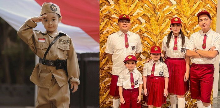 Gemas, Ini 7 Potret Kompak Keluarga Selebriti Rayakan Hari Kemerdekaan