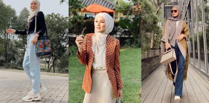 Bisa jadi Inspirasi Busana, Intip 9 Gaya Hijab Olla Ramlan yang Casual dan Elegan!