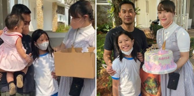 8 Momen Bahagia Kejutan Ultah Anak Sambung Zaskia Gotik