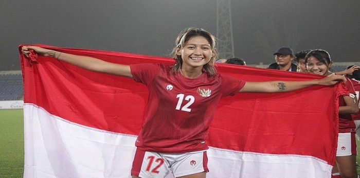Bawa Timnas Garuda ke Piala Asia, Zahra Muzdalifah: "Gatau Harus Bilang Apa"