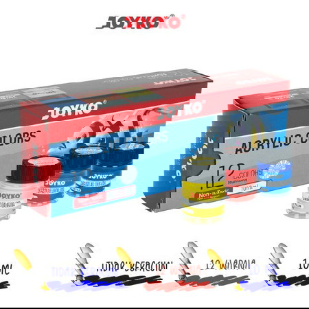 Joyko Acrylic Color, merk cat akrilik yang bagus dengan warna terang