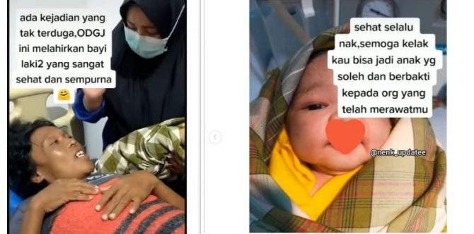 Viral Orang dengan Gangguan Jiwa Melahirkan, Kisahnya Bikin Haru