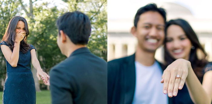 Sambil Berlutut, Intip 8 Potret Belva Devara Lamar Sabrina Anggraini