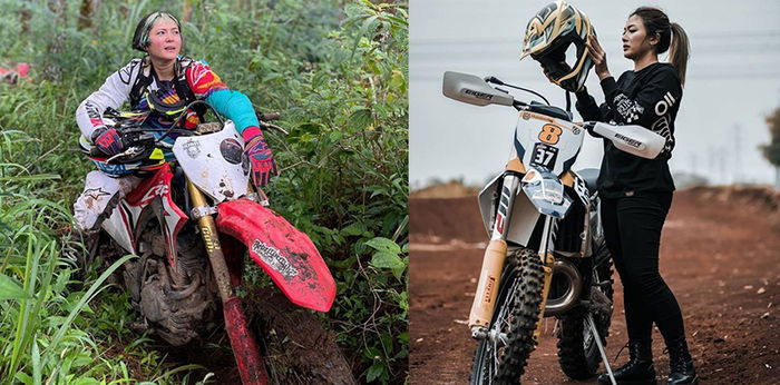 6 Artis Perempuan yang Hobi Motor Trail, Jago di Jalanan dan Medan Berat!