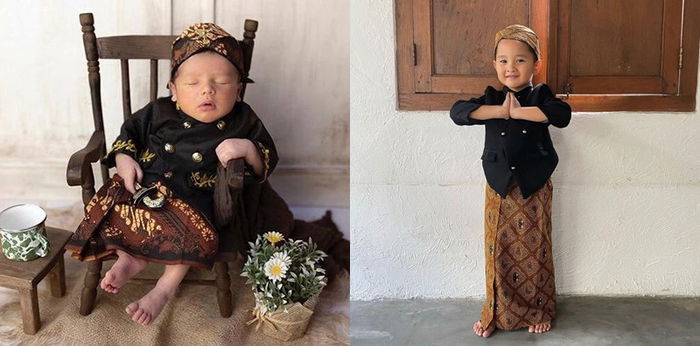 10 Potret Gemas Anak Artis Pakai Baju Adat Jawa