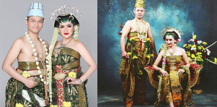 11 Artis Pakai Baju Adat Jawa Dodotan Saat Menikah, Terlihat Sakral dan Agung!