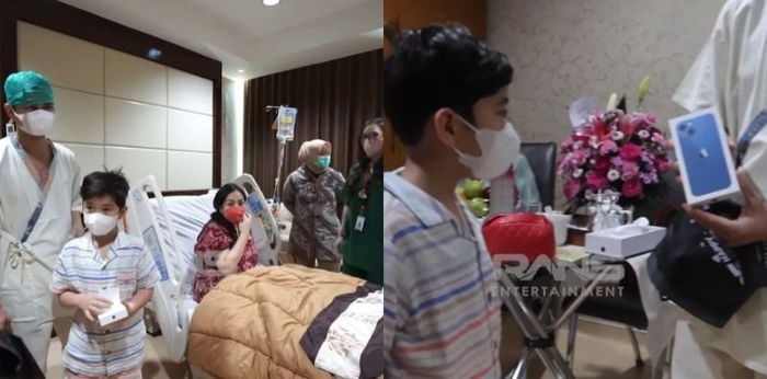 Sempat Cemburu dengan Adik Baru, Rafathar dapat 'Hadiah iPhone 13 dari Baby R'