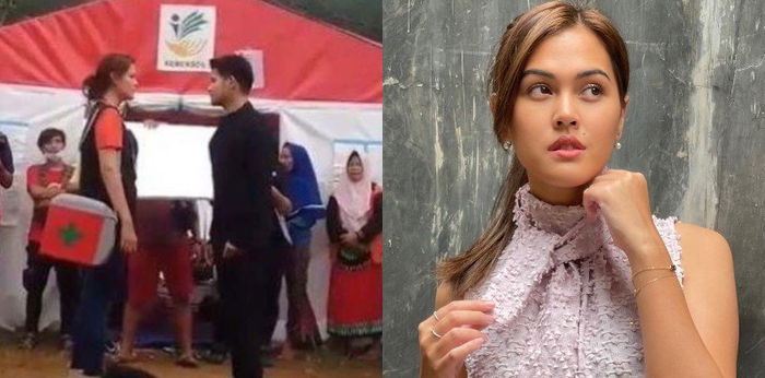Dihujat Netizen Usai Syuting di Lokasi Pengungsian, Rebecca Tamara Minta Maaf