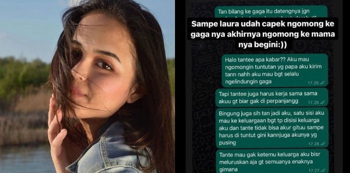 Tak Pernah Direspons, Isi Chat Laura Anna ke Ibunda Gaga Muhammad Bikin Nyesek