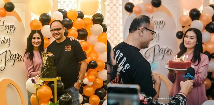 Penuh Kebahagiaan, 6 Potret Ulang Tahun Satrio Dewandoro Suami Iis Dahlia