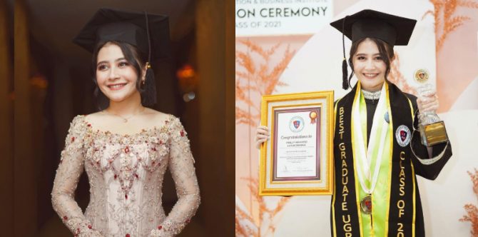 Perjuangan Berbuah Manis, Prilly Latuconsina Jadi Wisudawan Terbaik!