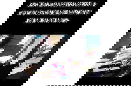 mahasiswi jadi kuli angkut