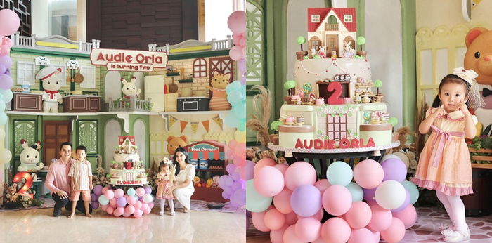 7 Momen Ulang Tahun Anak Devina Hermawan, Dekorasi Bagaikan Istana Boneka!