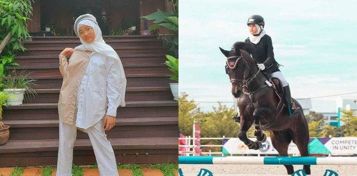 10 Potret Putri Sulung Irfan Hakim yang Jadi Atlet Berkuda, Keren Banget!