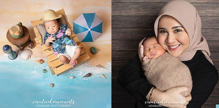 Gemas Banget! 8 Photoshoot Baby Qwenzy Anak Kesha Ratuliu dan Adhi Permana