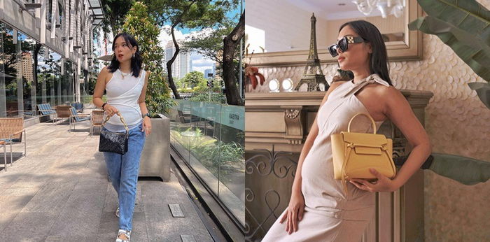 6 Potret Baby Bump Ayla Dimitri, Tetap Modis dan Memesona