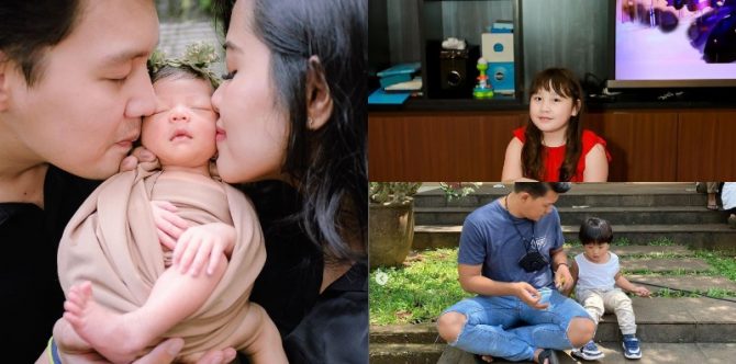 Potret 3 Anak Dirly Idol yang Imut dan Menggemaskan!