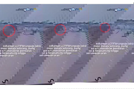 cctv kecelakaan vanessa angel