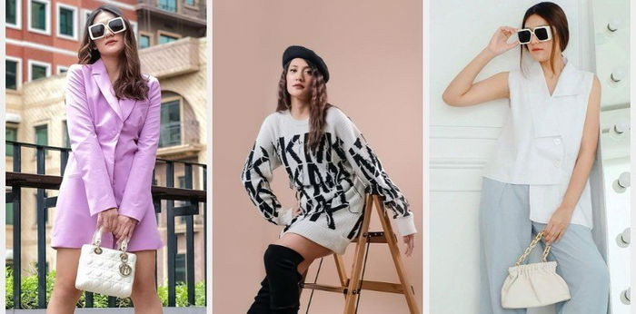 9 Ide Fashion Modis ala Anissa Aziza, Feminin dan Kece Abis!