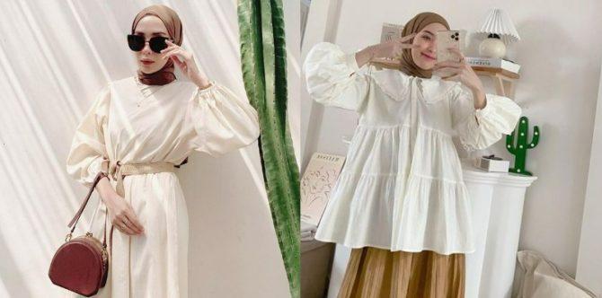 8 Inspirasi Hijab Outfit Bernuansa Cokelat ala Hamidah Rachmayanti, Simpel tapi Elegan!