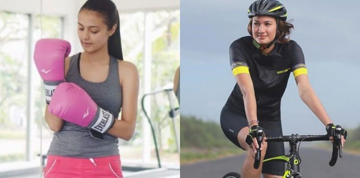 9 Artis Perempuan Hobi Olahraga Ekstrem, dari Panjat Tebing Sampai Main Tinju!