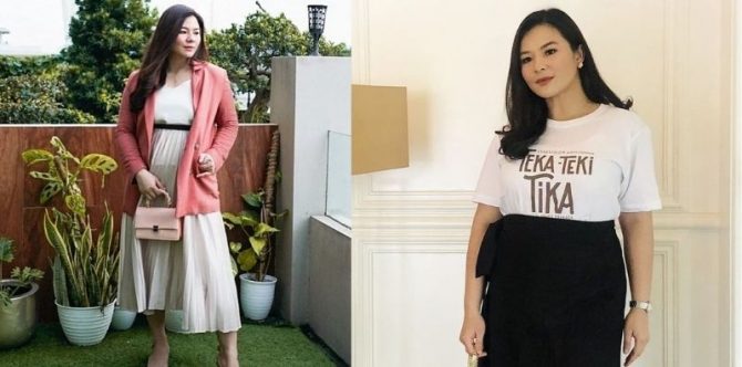 Bisa Bumil Contek, 7 Potret Baby Bump Eriska Rein yang Selalu Modis!