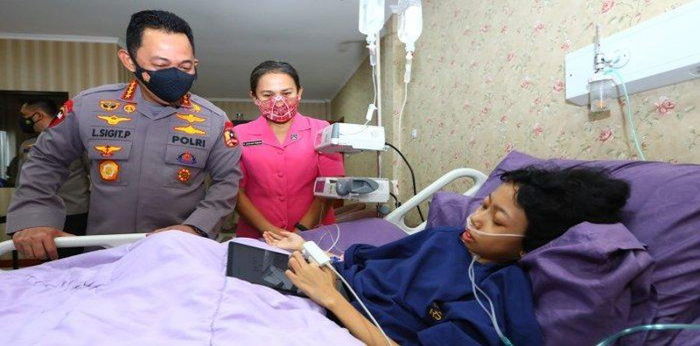 5 Fakta Sinta Aulia, Anak Penderita Tumor Tulang yang Ingin Jadi Polwan