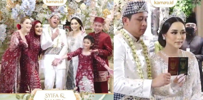 Sah! Intip Potret dan Momen Pernikahan Syifa Adik Ayu Ting Ting