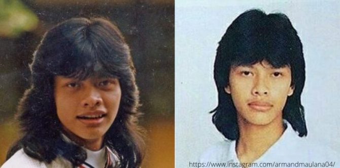 9 Potret Lawas Armand Maulana, Nostalgia Rambut Gondrong Iconic