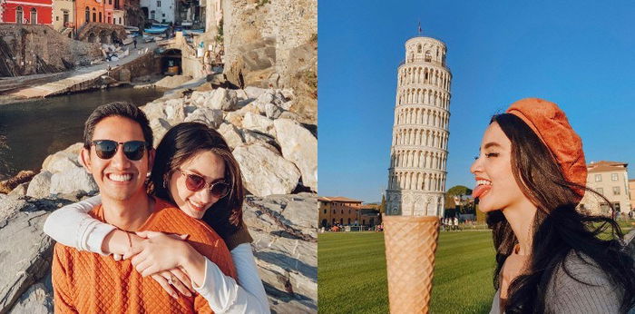 10 Potret Bulan Madu Belva Devara dan Sabrina Anggraini di Italia, Seru dan Romantis!