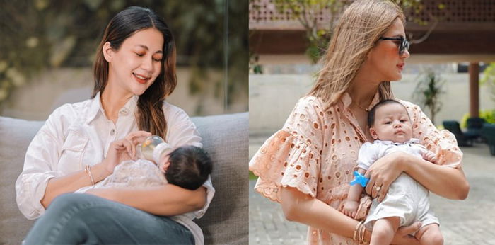 Gemas! 8 Potret Paula Verhoeven Momong Kenzo Anak Keduanya