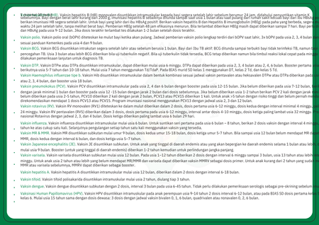 Jadwal Vaksinasi Bayi Lengkap Terbaru Menurut Anjuran IDAI 