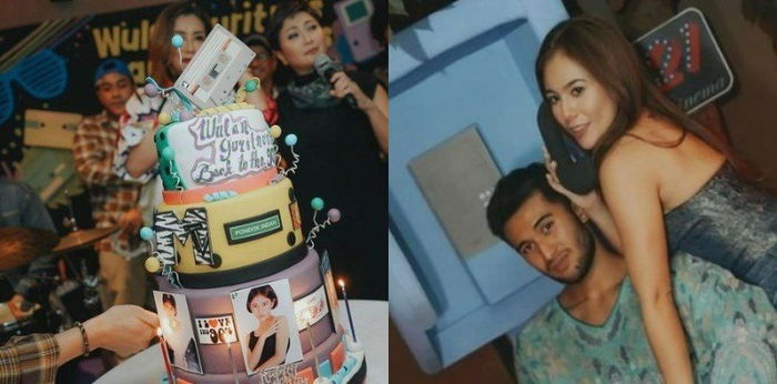 5 Potret Bahagia Wulan Guritno saat Ultah, Bahagia Rayakan dengan Orang Tercinta