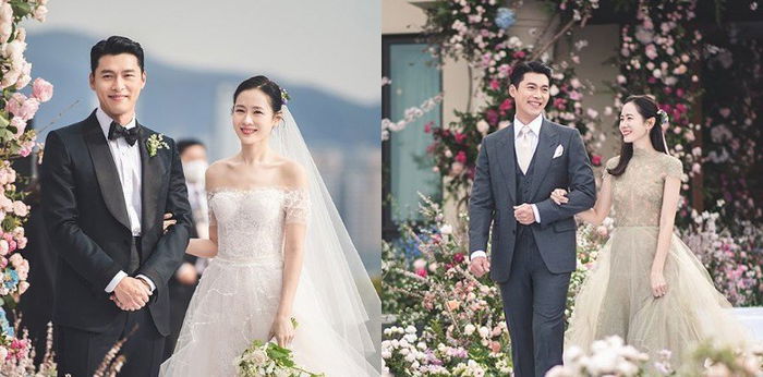 Intip Foto Pernikahan Hyun Bin dan Son Ye Jin yang Baru Dirilis Agensi!