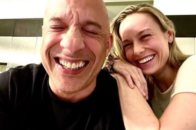 Aktor Vin Diesel Menyambut Brie Larson yang Resmi Gabung Fast & Furious 10