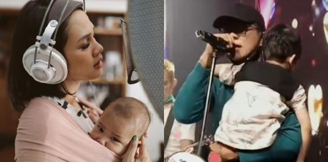 Bikin Salut! Intip 9 Potret Artis Kerja Sambil Momong Anak