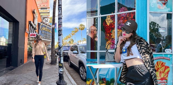 Keseruan Luna Maya Liburan ke Amerika, Perut Rata Jadi Sorotan