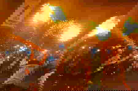 Perang Obor untuk Tolak Bala, Tradisi Unik Warga Jepara