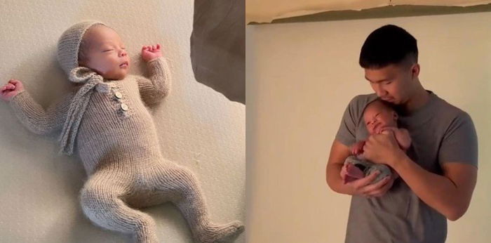 8 Momen Newborn Photoshoot Baby Izz Anak Nikita Willy, Ganteng dan Menggemaskan!