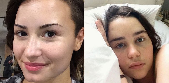 Tanpa Makeup Tetap Menawan, Ini 12 Potret Artis Hollywood Tanpa Makeup