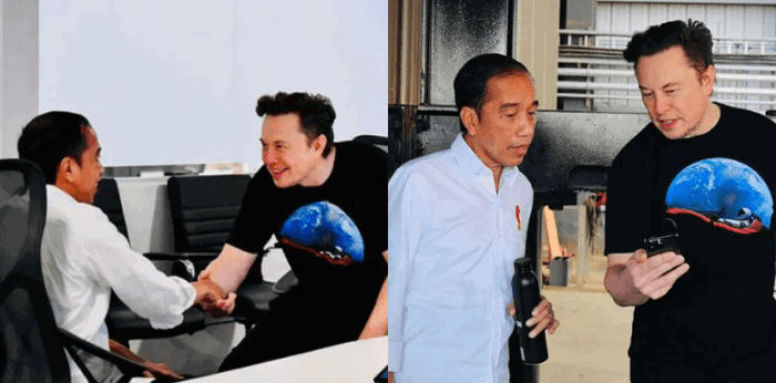 6 Potret Pertemuan Presiden Jokowi dan Elon Musk, Ini yang Dibahas