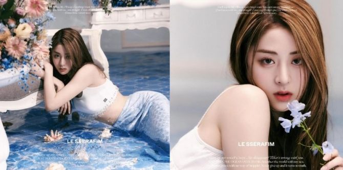 Fakta dan Potret Yunjin Le Sserafim, Idol Kpop yang Mirip Dewi Persik