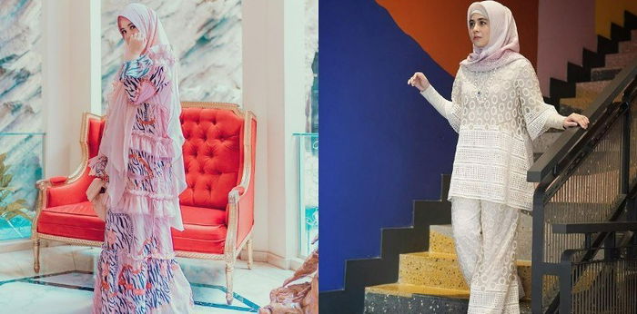 10 Gaya OOTD Hijab Risty Tagor, Tampilan Syar’i hingga Simpel Modern