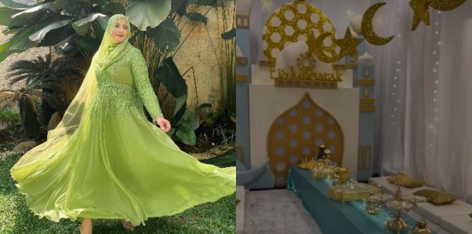 8 Potret Persiapan Open House Tasyi Athasyia, Dekorasinya Mewah Bak Istana Sultan! 