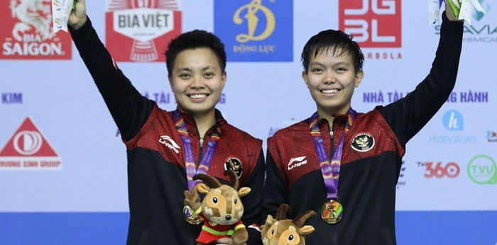 Baru Dipasangkan, Ganda Putri Apriyani Rahayu dan Siti Fadia Berhasil Raih Emas di SEA Games 2022