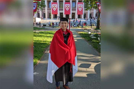 Andhika Sudarman, Pemuda Indonesia Pertama yang Pidato di Harvard